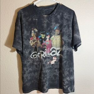T-Shirt - Black , vintage shirt , gorillaz